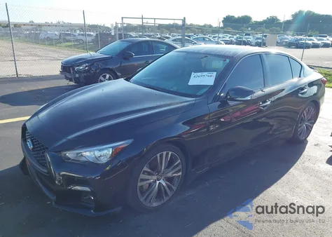 2019 Infiniti Q50 3.0T Sport z USA, uszkodzony, nr VIN JN1EV7AP7KM516656